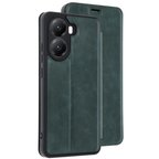 Xiaomi Uyumlu Poco X7 Pro Kılıf Flip Cover - Koyu Yeşil