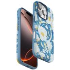 Onegif İphone 16 Pro Max Flower Series Magsafe Kapak - Mavi