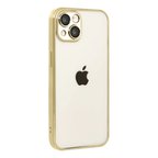 Apple Uyumlu İphone 15 Razer Lensli Silikon - Gold