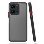 Vivo Y22s Kılıf Montreal Silikon Kapak - Siyah