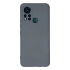 İnfinix Hot 11s Kılıf Nano İçi Kadife Silikon - Gri