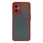 Oppo A96 Kılıf Montreal Silikon Kapak - Kırmızı