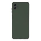 Samsung Galaxy A04e Kılıf Nano İçi Kadife Silikon - Koyu Yeşil