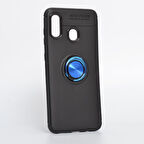 Samsung Galaxy A30 Kılıf Yüzüklü Şık Premium Silikon Kapak RCV/Ravel