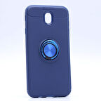 Samsung Galaxy J7 Pro Kılıf Yüzüklü Şık Premium Silikon Kapak RCV/Ravel