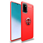 Samsung Galaxy Note 10 Lite Kılıf Yüzüklü Şık Premium Silikon Kapak RCV/Ravel