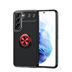 Samsung Galaxy S22 Kılıf Yüzüklü Şık Premium Silikon Kapak RCV/Ravel