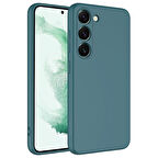 Samsung Galaxy S23 Lansman Kılıf İçi Dolgulu Esnek Soft Yapılı Premium Silikon Kapak RCV/Mara