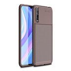 Huawei P Smart S Kılıf El İzi Yapmayan Yüksek Kaliteli Silikondan Üretilmiş Premium Kapak RCV/Negro