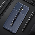 Oppo Reno 2 Kılıf El İzi Yapmayan Yüksek Kaliteli Silikondan Üretilmiş Premium Kapak RCV/Negro