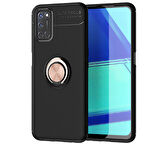 Oppo Reno A92 Kılıf Yüzüklü Şık Premium Silikon Kapak RCV/Ravel