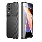 Poco F4 Kılıf El İzi Yapmayan Yüksek Kaliteli Silikondan Üretilmiş Premium Kapak RCV/Negro