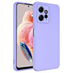 Redmi Note 12 4G Lansman Kılıf İçi Dolgulu Esnek Soft Yapılı Premium Silikon Kapak RCV/Mara