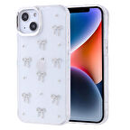 iPhone 13 Uyumlu Şık Mini Figürlü Ucay Premium Sert Silikon Kapak