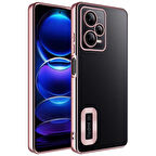 Redmi Note 12 Pro 5G İle Uyumlu Şık Tasarımlı ve Parlak Velina Premium Silikon Kılıf