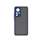 Xiaomi Mi 12T Pro Kılıf Kenarları Renkli arkası Mat Rexa Premium Silikon Kapak