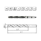 MTE Makina Takım 16.0  mm HSS DIN 341 Mors Konik Saplı Uzun Matkap Ucu - B00007301600
