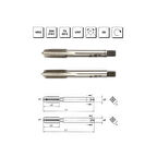 MTE Makina Takım 1/4" HSS DIN 2181 USA İnce Vidalı 2'li Takım Kılavuzu - UNF (El Kılavuzu) - B00102060635