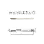 MTE Makina Takım M5 HSS - E DIN 376/C Metrik Normal Vidalı Düz Kanallı Makina Kılavuzu - B00105780500