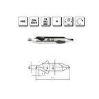 MTE Makina Takım 2 mm HSS DIN 333 / A Punta Matkap Ucu - FORM A - B00010010200