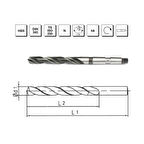 MTE Makina Takım 16 mm HSS DIN 345 Mors Konik Saplı Matkap Ucu - B00007401600