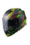 Storm 2 Power Kapalı Kask Mat Siyah-gökkuşağı