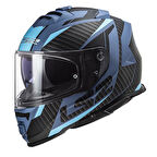 Ls2 Storm 2 Kapalı Kask Racer Mat Mavi X-LARGE