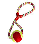 Profesyonel A Kalite İpli köpek eğitim eğlence oyun topu köpek çiğneme topu oyuncak 45 cm 1 adet