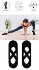2 Adet Kadın Kaydırmaz Tabanlı Yoga Pilates Fitness Dans ve Spor Çorabı