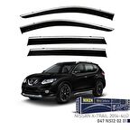 Nissan X trail Niken Kromlu Cam Rüzgarlığı 4lü Set 2015 2020