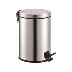 PEDALLI ÇÖP KOVASI 5 LİTRE 430 PASLANMAZ (03.09.101)