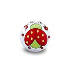 PORSELEN DÜĞME ÇOCUK ODASI KULBU KIRMIZI UĞUR BÖCEĞİ