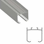 YENİLER 019-1 ÜST RAY ALÜMİNYUM 2 METRE