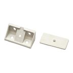 PLASTİK ÇİFTLİ KAPAKLI KÖŞE BAĞLANTI KAHVE ( 10 ADET )