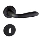 DOĞANLAR BORA MAT SİYAH KAPI KOLU ROZETLİ ODA (TK)