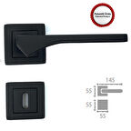 LOTUS MATSİYAH KAPI KOLU KARE ROZETLİ ODA (TK)