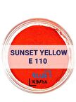 Sunset Yellow E110 Gün Batımı Sarısı Toz Gıda Boyası 250 Gr