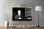 Gazi Mustafa Kemal Atatürk ÖZEL SERİ^# Miyrem  Design Cam Tablo Model: 22