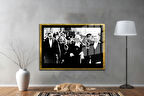 Gazi Mustafa Kemal Atatürk ÖZEL SERİ^# Miyrem  Design Cam Tablo Model: 60
