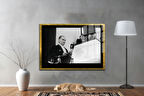 Gazi Mustafa Kemal Atatürk ÖZEL SERİ^# Miyrem  Design Cam Tablo Model: 152