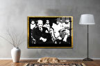 Gazi Mustafa Kemal Atatürk ÖZEL SERİ^# Miyrem  Design Cam Tablo Model: 203