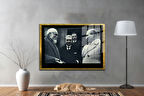 Gazi Mustafa Kemal Atatürk ÖZEL SERİ^# Miyrem  Design Cam Tablo Model: 242