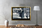 Gazi Mustafa Kemal Atatürk ÖZEL SERİ^# Miyrem  Design Cam Tablo Model: 342