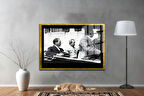 Gazi Mustafa Kemal Atatürk ÖZEL SERİ^# Miyrem  Design Cam Tablo Model: 481
