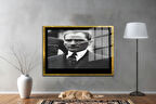 Gazi Mustafa Kemal Atatürk ÖZEL SERİ^# Miyrem  Design Cam Tablo Model: 817