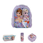 ANAOKUL  ÇANTA SETİ Frozen Nature is Magical 4 Lü Set