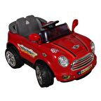 Akülü Çocuk Arabası Aliş Turbo Coupe 12v Uzaktan Kumandalı 606K KIRMIZI