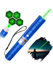 PRO-303 USB Şarjlı Yeşil Lazer Pointer, Sunum Kalemi, Güçlü Şarjlı Lazer Işaretliyici