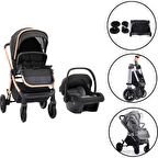 Duux Pro Max Travel Sistem Bebek Arabası Black BKMMALL