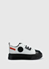 Beyaz-Siyah Erkek Çocuk Sneaker